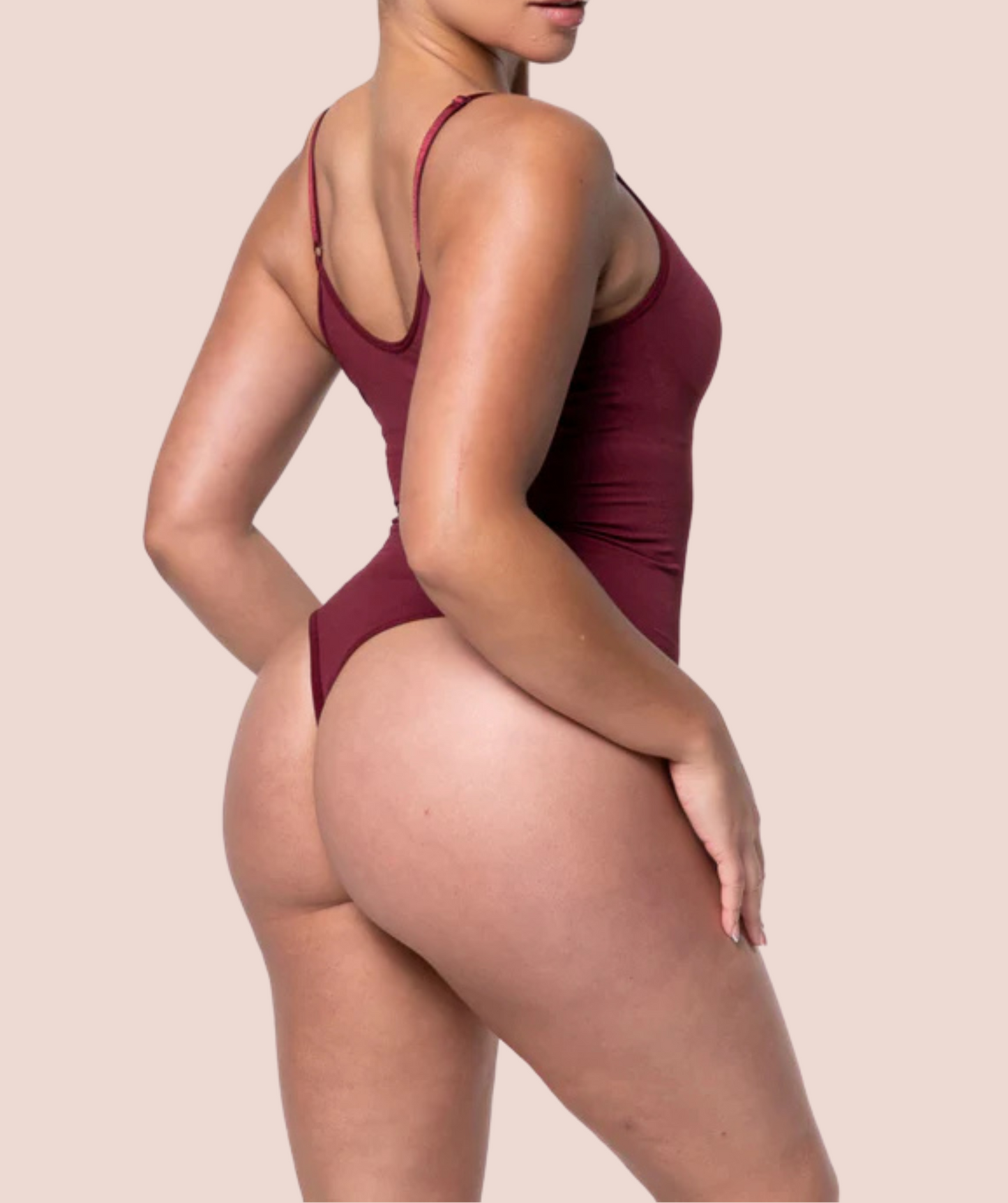 V Neck Spaghetti Strap Bodysuits Compression Body Suits Open Crotch Shapewear Slimming Body Shaper Smooth Out Bodysuit Shaper